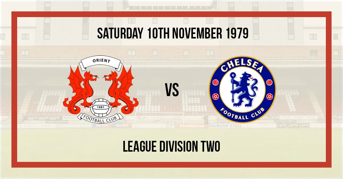 Paul Roffey 1979/80 Orient v Chelsea League Division Two
