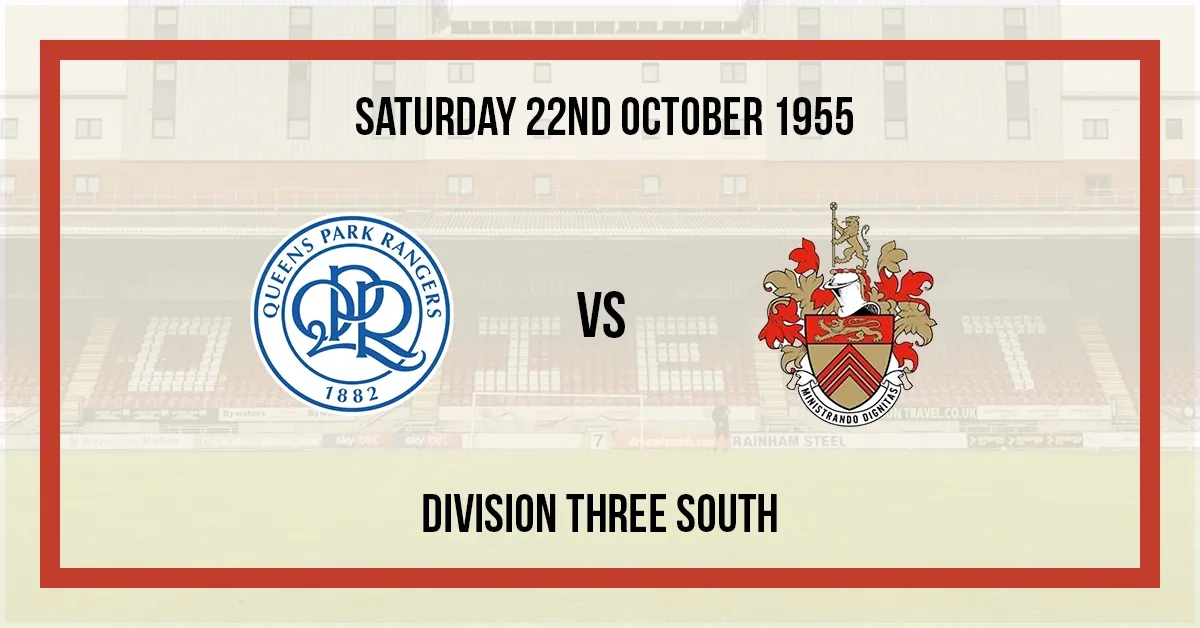 1955/56 Queens Park Rangers v Leyton Orient Division Three South