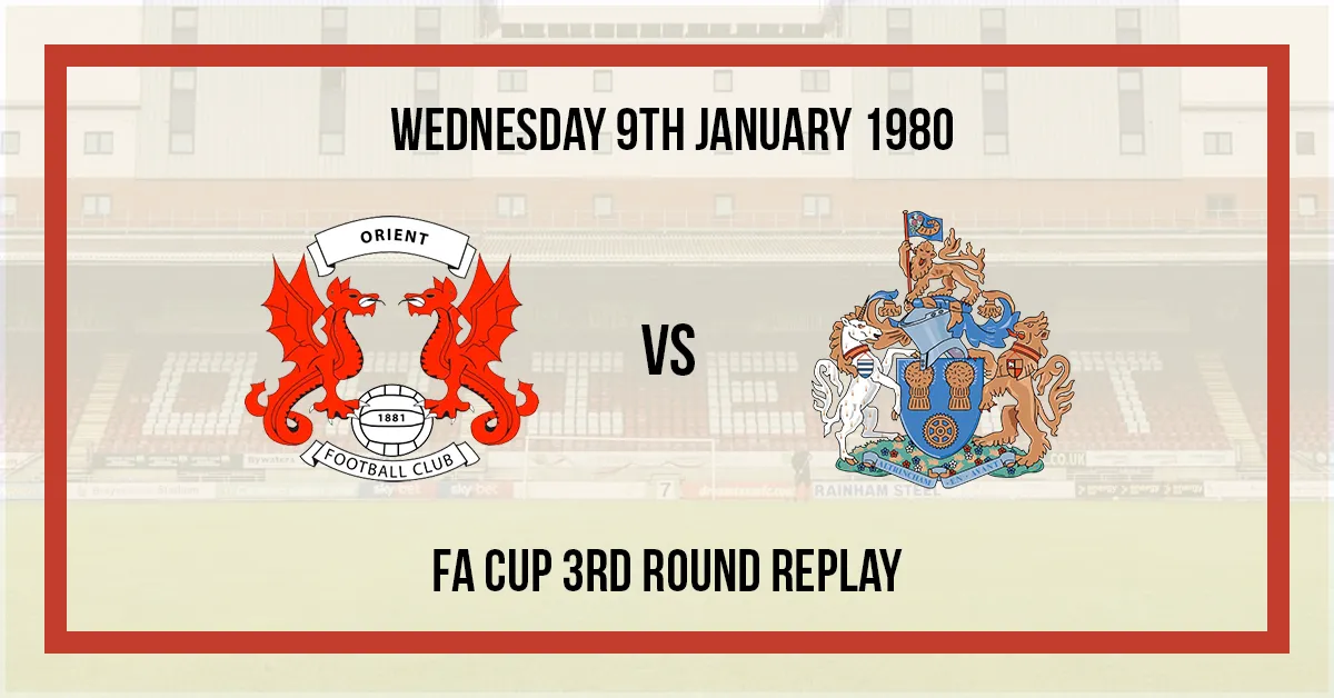 1979/80 Orient v Altrincham FA Cup 3rd Round Replay